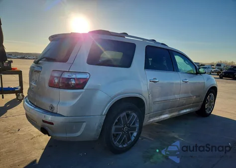 2012 GMC Acadia Denali из США, поврежденный, VIN 1GKKRTED2CJ202143